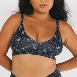 The Big Bang - Glow in the Dark Constellation Boob Hammock™ Plunge Bralette