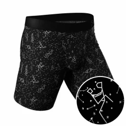 The Big Bang - Glow In The Dark Constellation Ball Hammock® Boxer - Long Leg