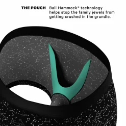 The Big Bang - Glow In The Dark Constellation Ball Hammock® Pouch Trunks Underwear