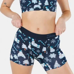 The Big Blizzard - Naughty Snowmen Women’s Boxers