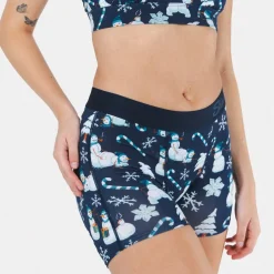 The Big Blizzard - Naughty Snowmen Women’s Boxers