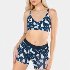 The Big Blizzard - Naughty Snowmen Women’s Boxers