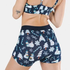The Big Blizzard - Naughty Snowmen Women’s Boxers