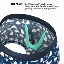 The Big Blizzard - Naughty Snowmen Ball Hammock® Pouch Trunks Underwear