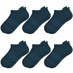 The Big Blue - Heel Hammock™ Ankle Socks 6 Pack