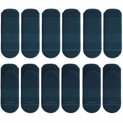 The Big Blue - Heel Hammock™ Ankle Socks 6 Pack