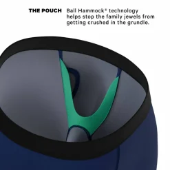 The Big Blue - Navy Ball Hammock® Boxer - Long Leg