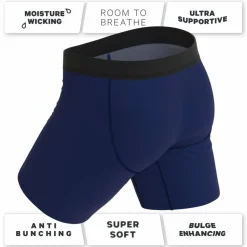 The Big Blue - Navy Ball Hammock® Boxer - Long Leg