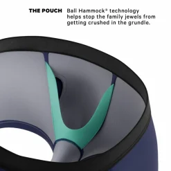 The Big Blue - Navy Ball Hammock® Pouch Trunks Underwear