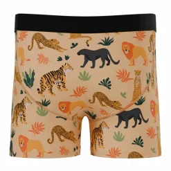 The Big Cat Conga - Safari Animals Youth Boxer Briefs