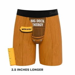 The Big Deck Energy - Shinesty X Middle Class Fancy Ball Hammock® Boxer - Long Leg