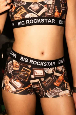 The Big Rock Star - Shinesty X Nickelback Guitar Boyshort Underwear with Waistband