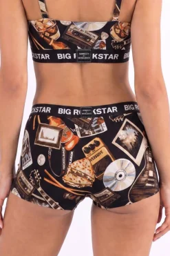 The Big Rock Star - Shinesty X Nickelback Guitar Boyshort Underwear with Waistband
