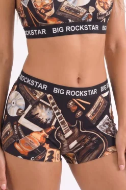 The Big Rock Star - Shinesty X Nickelback Guitar Boyshort Underwear with Waistband
