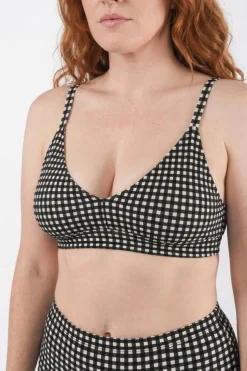 The Blackberry Bramble - Window Pane Boob Hammock™ Plunge Bralette