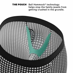 The Blackberry Bramble - Window Pane Ball Hammock® Boxer - Long Leg