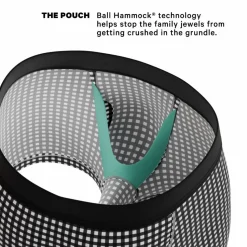 The Blackberry Bramble - Window Pane Ball Hammock® Pouch Trunks Underwear