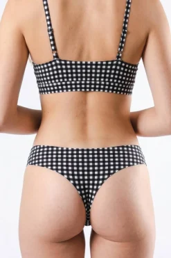 The Blackberry Bramble - Window Pane Seamless Thong