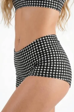 The Blackberry Bramble - Window Pane Modal Boyshort Underwear