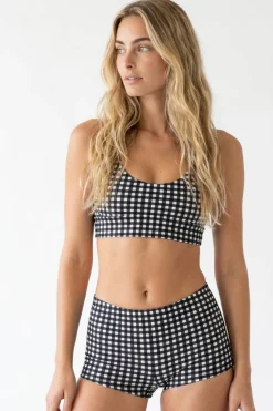 The Blackberry Bramble - Window Pane Modal Boyshort Underwear