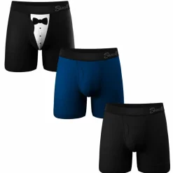 The Black Tie Wedding - Ball Hammock® Pouch Underwear with Fly 3 Pack