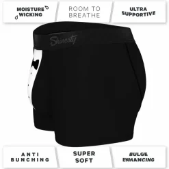 The 009 - Black Tuxedo Ball Hammock® Pouch Trunks Underwear