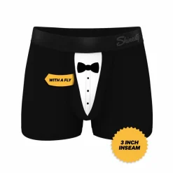 The 009 - Black Tuxedo Ball Hammock® Pouch Trunks Underwear