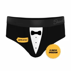 The 009 - Black Tuxedo Ball Hammock® Pouch Underwear Briefs