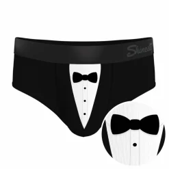 The 009 - Black Tuxedo Ball Hammock® Pouch Underwear Briefs