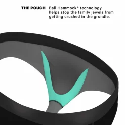 The 009 - Black Tuxedo Ball Hammock® Pouch Underwear Briefs