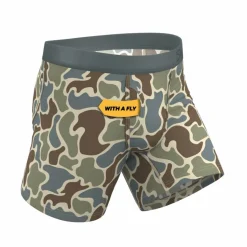 The Blender - Grey Duck Camo Ball Hammock® Pouch Underwear With Fly
