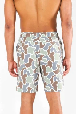 The Blender - Grey Duck Camo Ball Hammock® Pouch 8" Swim Trunks