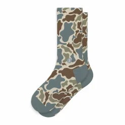 The Blender - Grey Duck Camo Heel Hammock™ Crew Socks
