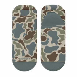 The Blender - Grey Duck Camo Heel Hammock™ Ankle Socks