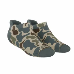 The Blender - Grey Duck Camo Heel Hammock™ Ankle Socks