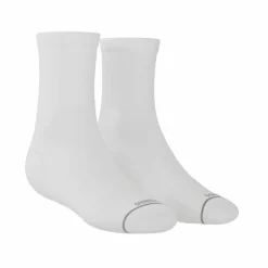 The Blizzard - Plain White Heel Hammock™ Quarter Crew Socks