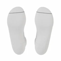 The Blizzard - Plain White Heel Hammock™ Quarter Crew Socks