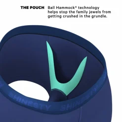 The Bloom Moon - Tonal Navy Ball Hammock® Pouch Trunks Underwear