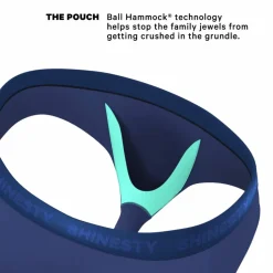 The Bloom Moon - Tonal Navy Ball Hammock® Pouch Underwear Briefs