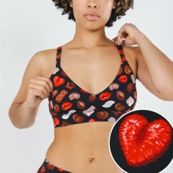 The Bonbons - Naughty Chocolate Boob Hammock™ Plunge Bralette