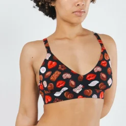 The Bonbons - Naughty Chocolate Boob Hammock™ Plunge Bralette