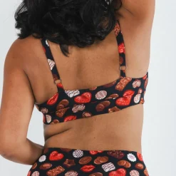 The Bonbons - Naughty Chocolate Boob Hammock™ Plunge Bralette