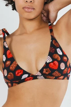 The Bonbons - Naughty Chocolate Boob Hammock™ Triangle Bralette