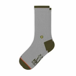 The Born To Fish - Fishing Motto Heel Hammock™ Crew Socks