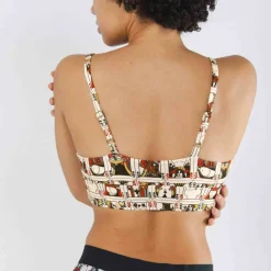 The Bottomless Blackjack - Vintage Playing Cards Boob Hammock™ Scoop Bralette