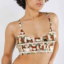 The Bottomless Blackjack - Vintage Playing Cards Boob Hammock™ Scoop Bralette