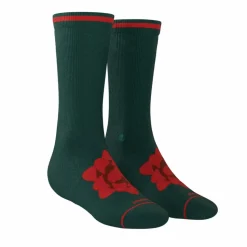 The Bow On Top - Ribbon Present Heel Hammock™ Crew Socks