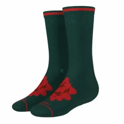 The Bow On Top - Ribbon Present Heel Hammock™ Crew Socks