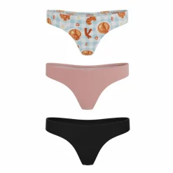The Breakfast in Bed - MicroModal Thong 3 Pack