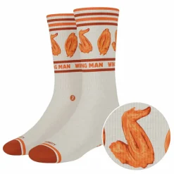 The Buffalo & Blue - Chicken Wings Heel Hammock™ Crew Socks